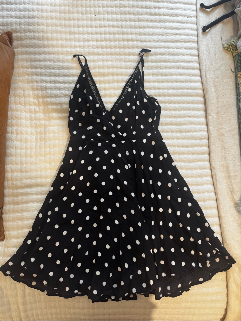 Forever 21 Black and White Polka Dot Mini Dress